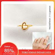 Cincin Emas 999 Tanpa Surat